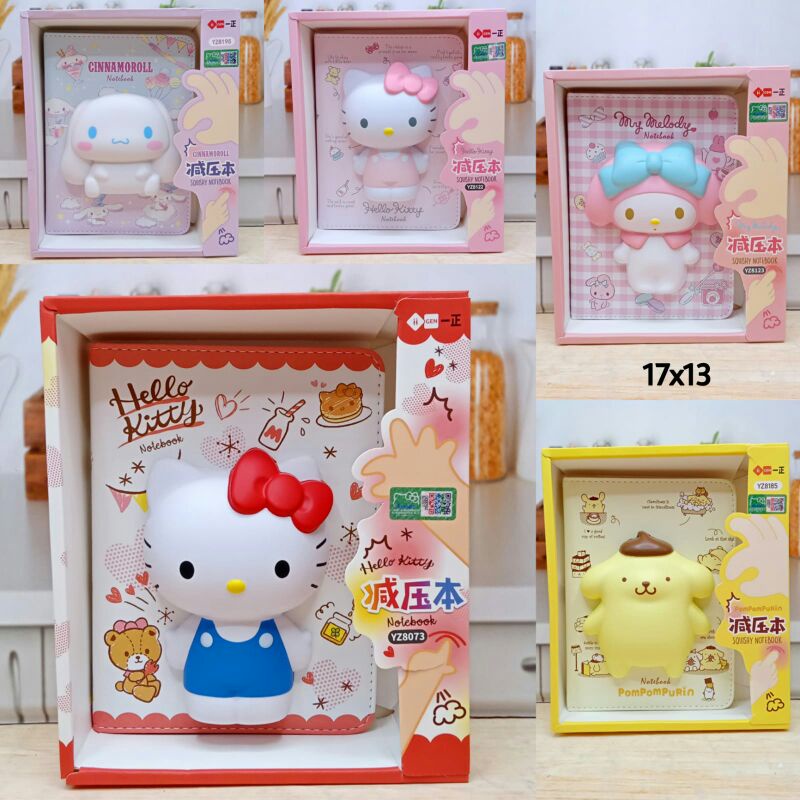 

Notebook 3D squishi hello kitty karakter
