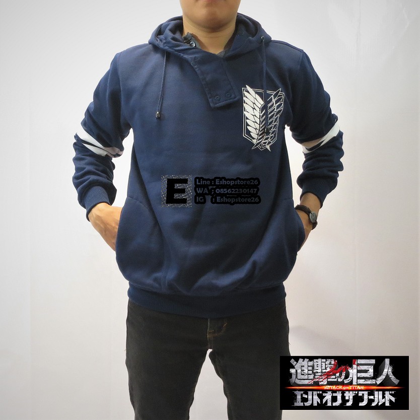 Jaket Attack On Titan Jaket Harajuku Attack On Titan Jaket Anime AOT