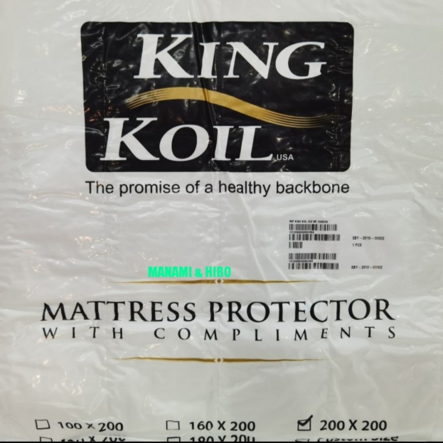 MATRASS PROTECTOR KING KOIL 180X200 MP KINGKOIL