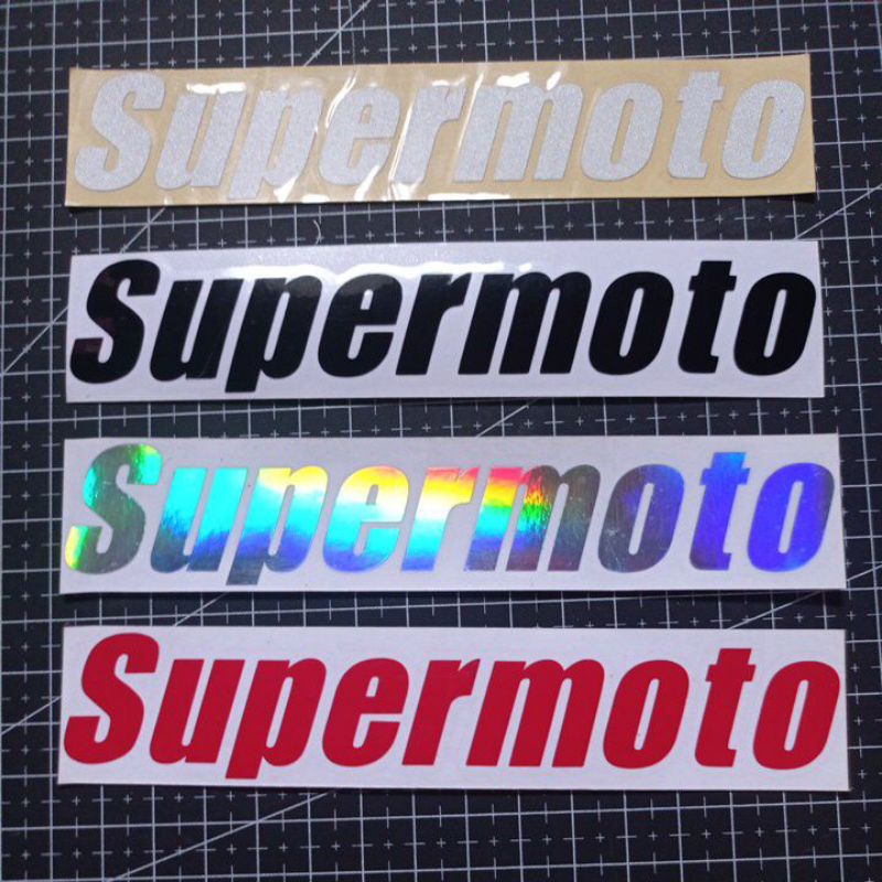 STICKER SUPERMOTO CUTTING