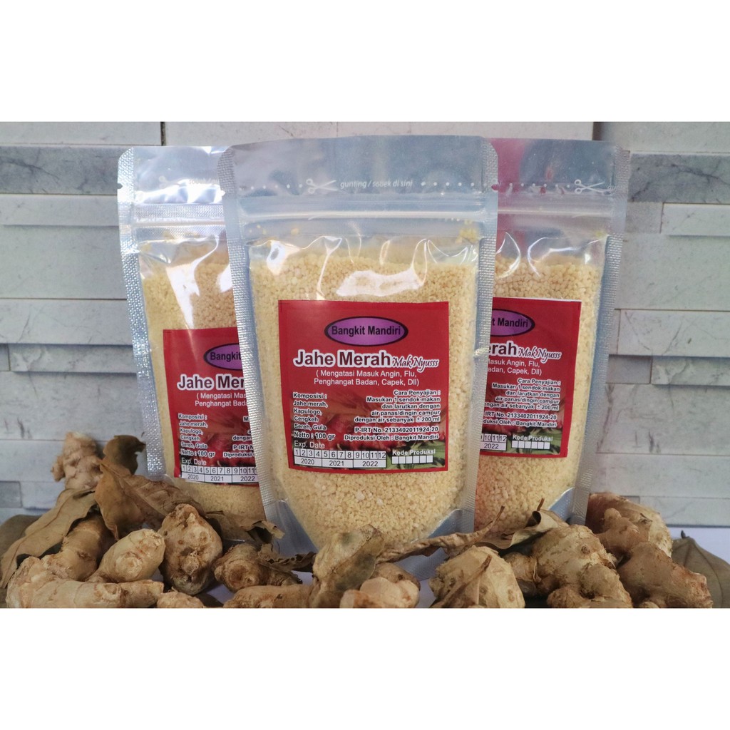 

Jahe Merah Instan Jamu Instan Bangkit Mandiri Minuman Sehat Minuman Herbal Jamu instan Bubuk Herbal