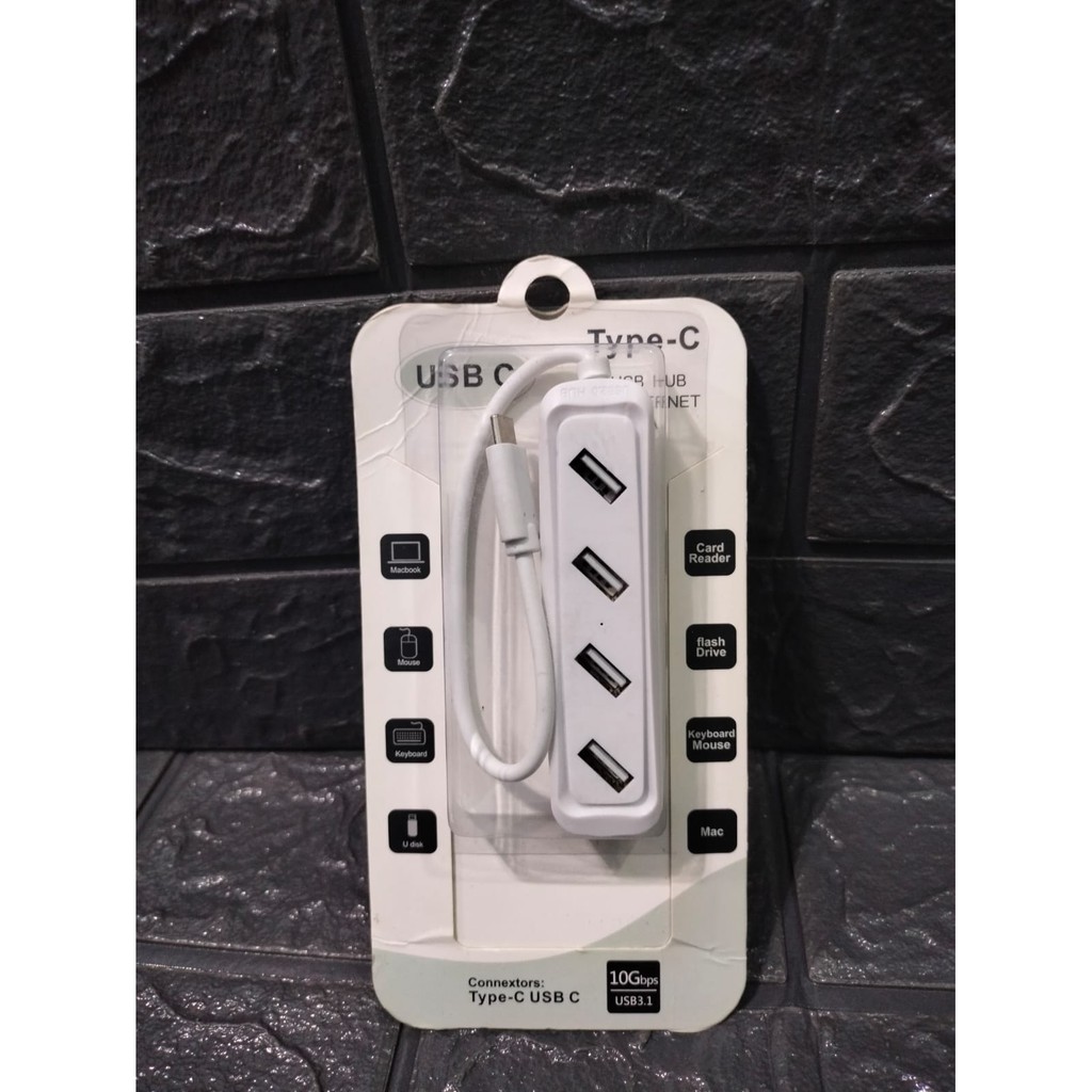 USB TYPE C HUB USB 4 PORT 2.0