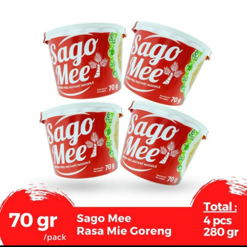 

Mie Sagu Rumbia Sago mee 4 Pcs rasa mie goreng