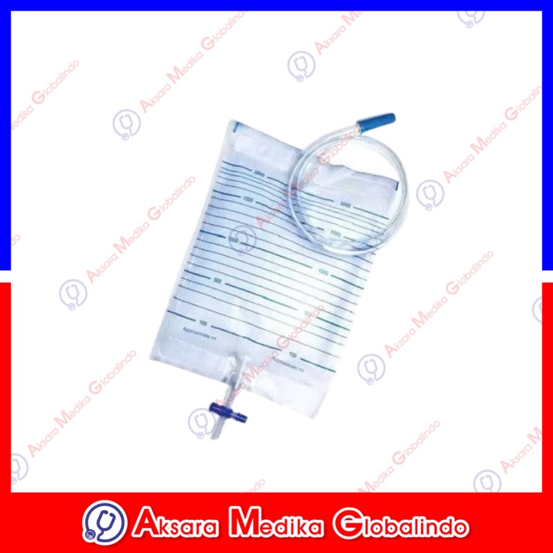 URINE BAG 2 LITER (KANTONG SENI) T-VALVE PERPCS