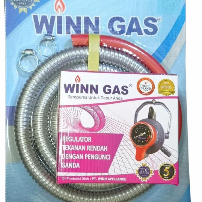 Winn Gas , Win Gas , Safety , Selang Gas + Regulator W 900 M