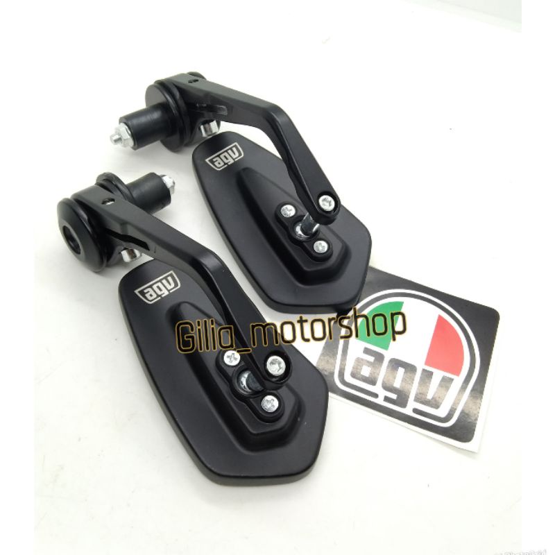 Spion Jalu Oval Diamond SH 5003 AGV Racing Spion Jalu Bar End Universal