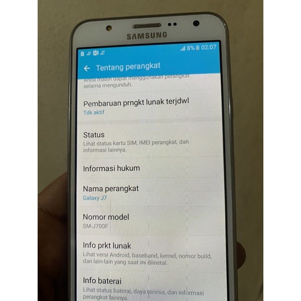 samsung galaxy j7 2015 4G lte bekas