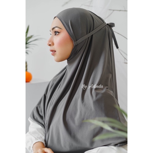 𝐁𝐘 𝐀𝐃𝐈𝐍𝐃𝐀 Bergo Instant zakia Maryam Jumbo Tali jersey instan syari Premium daily kameela Hijab / Jilbab khimar simpel kerudung