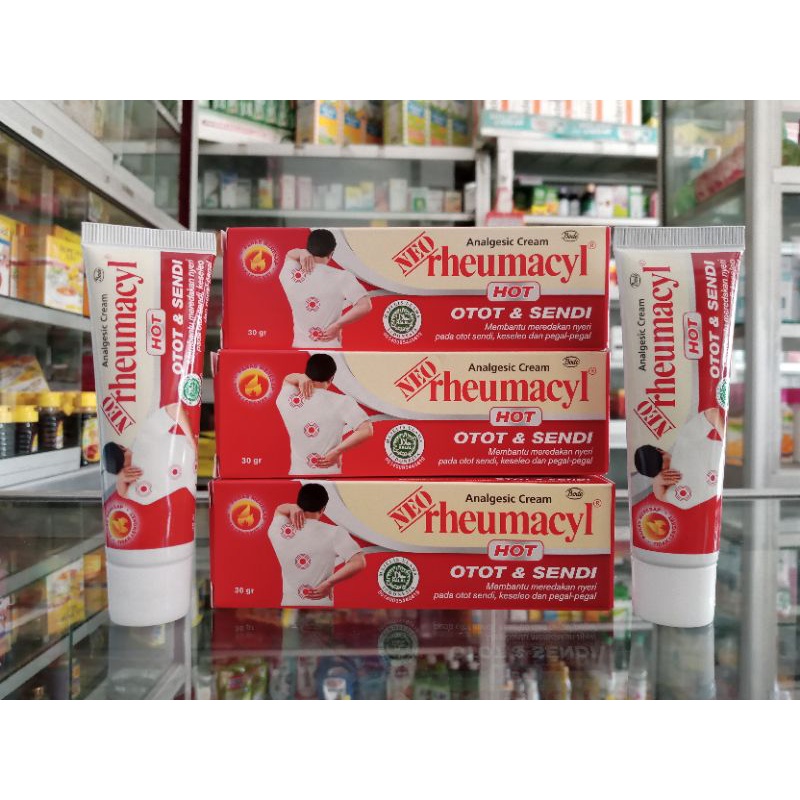 Neo Rheumacyl Extra Hot Cream 30 gram | Pereda Nyeri Otot &amp; Sendi - ED 12/2025