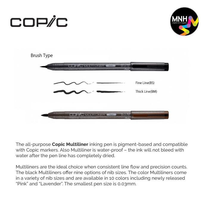 

(PERALATAN MENGGAMBAR) COPIC MULTILINER COOL GRAY SET TERLARIS