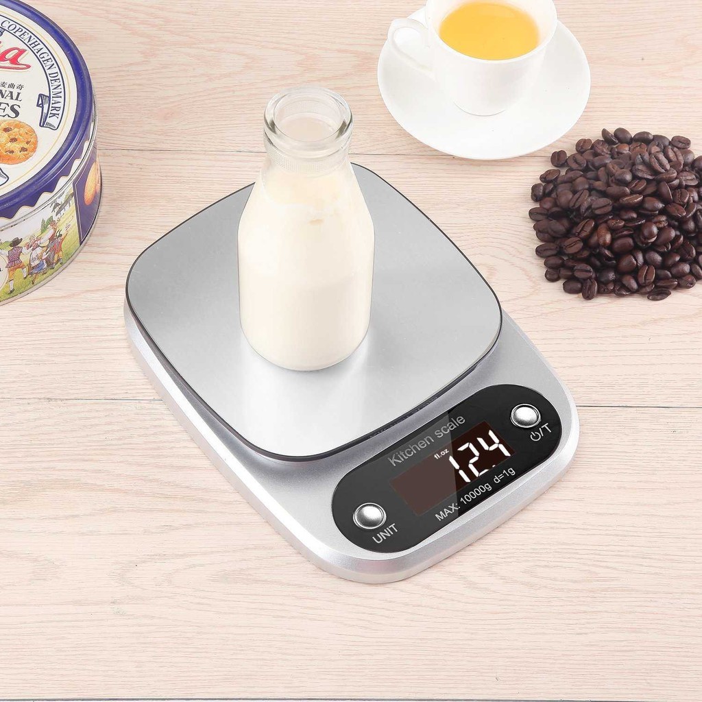 Timbangan Dapur Kue Digital Mangkok Mini 0.1 Gram 10kg - Electronik Kitchen Scale Original Murah