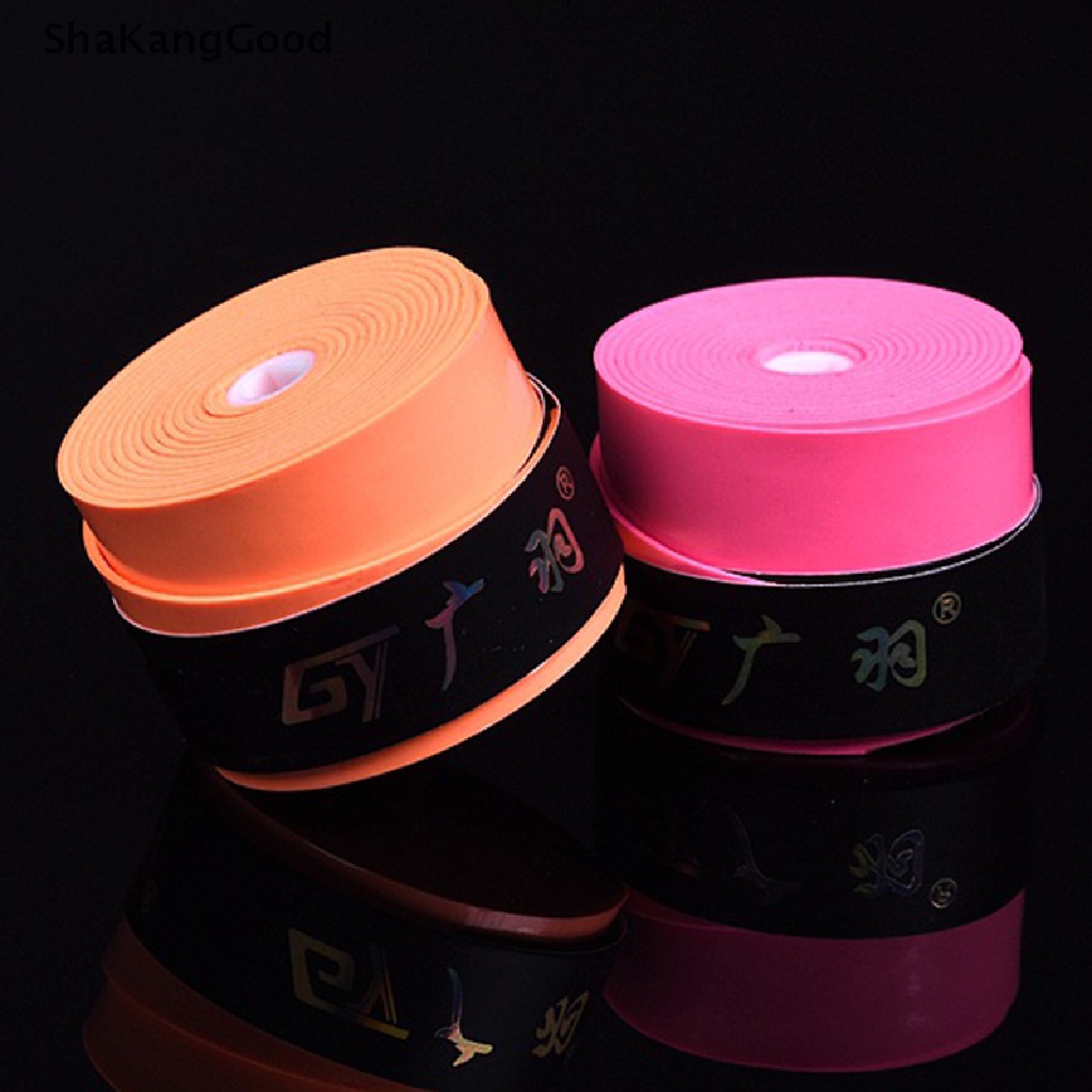 Skid 10Pcs Tape Pembungkus Gagang Raket Tenis Bahan PU Anti Slip Menyerap Keringat