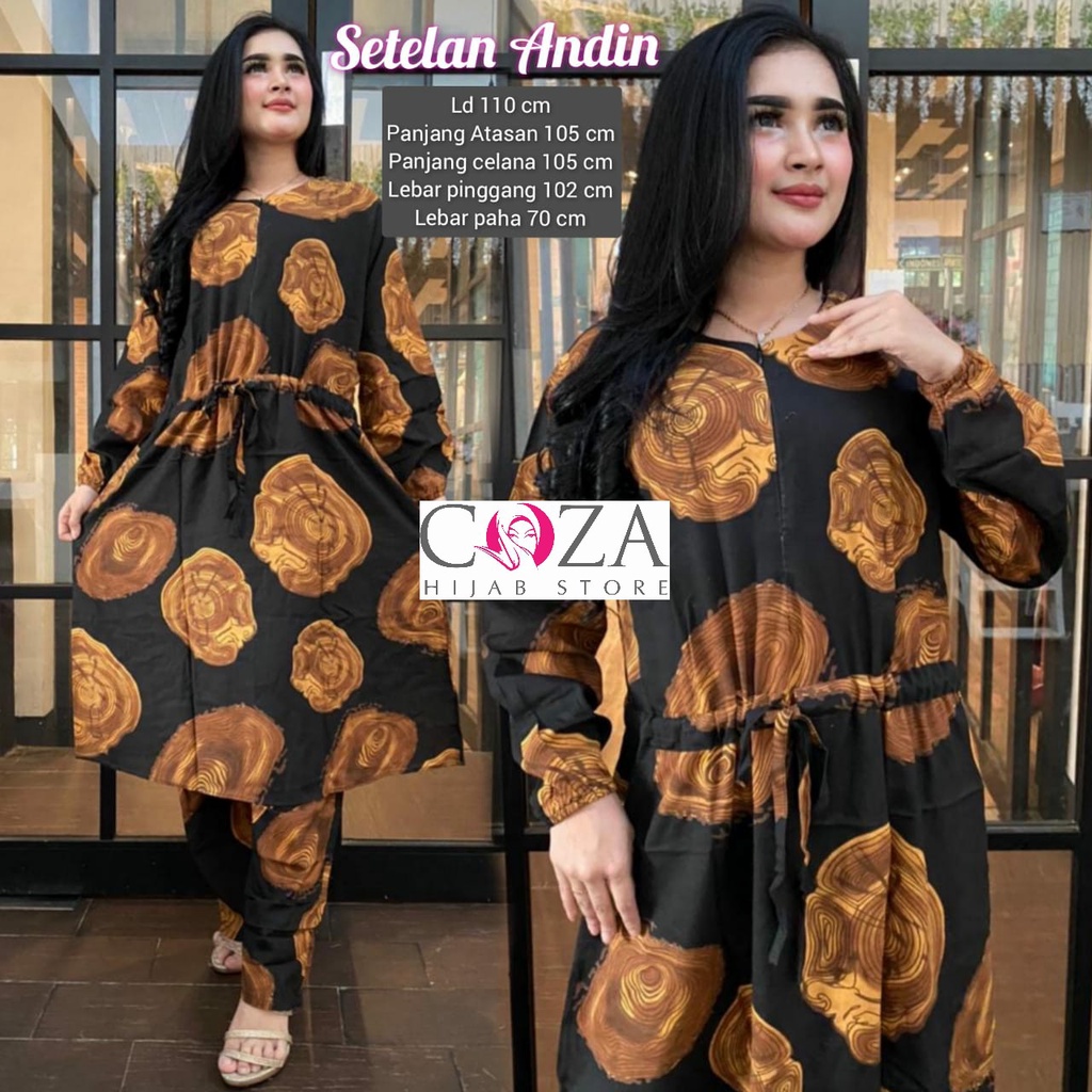 Setelan Andin Kayu  / Coza Batik