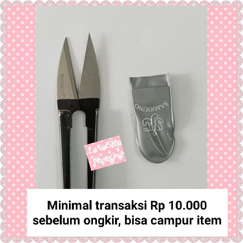 Gunting Benang / Thread Cutter &quot;Sanjung&quot; - Hitam