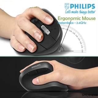 Philips M464 Mouse Wired Vertical M-464 RGB Light Switch