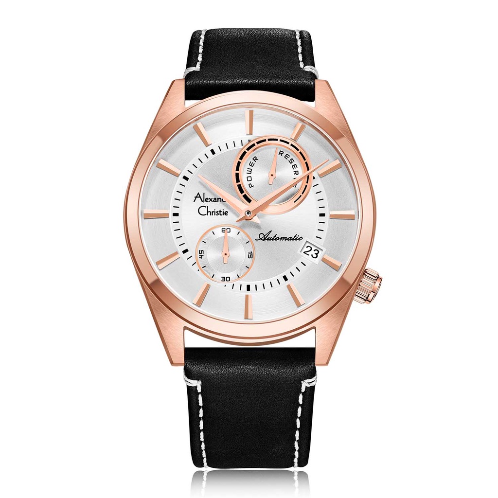 Jam Tangan ALEXANDRE CHRISTIE AC 3041 MALRGSL Pria Kulit Automatic ORIGINAL