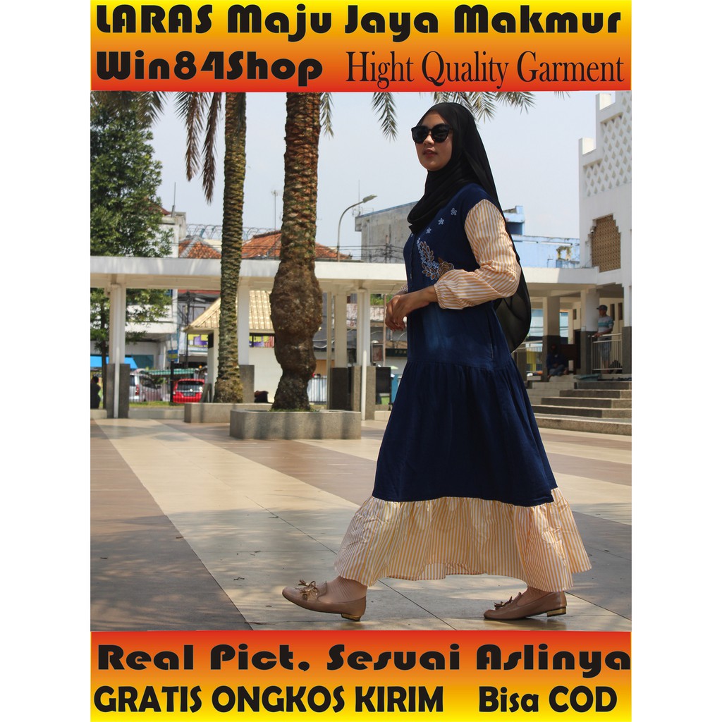 GAMIS LEVIS Klok Kombinasi Levis Lembut