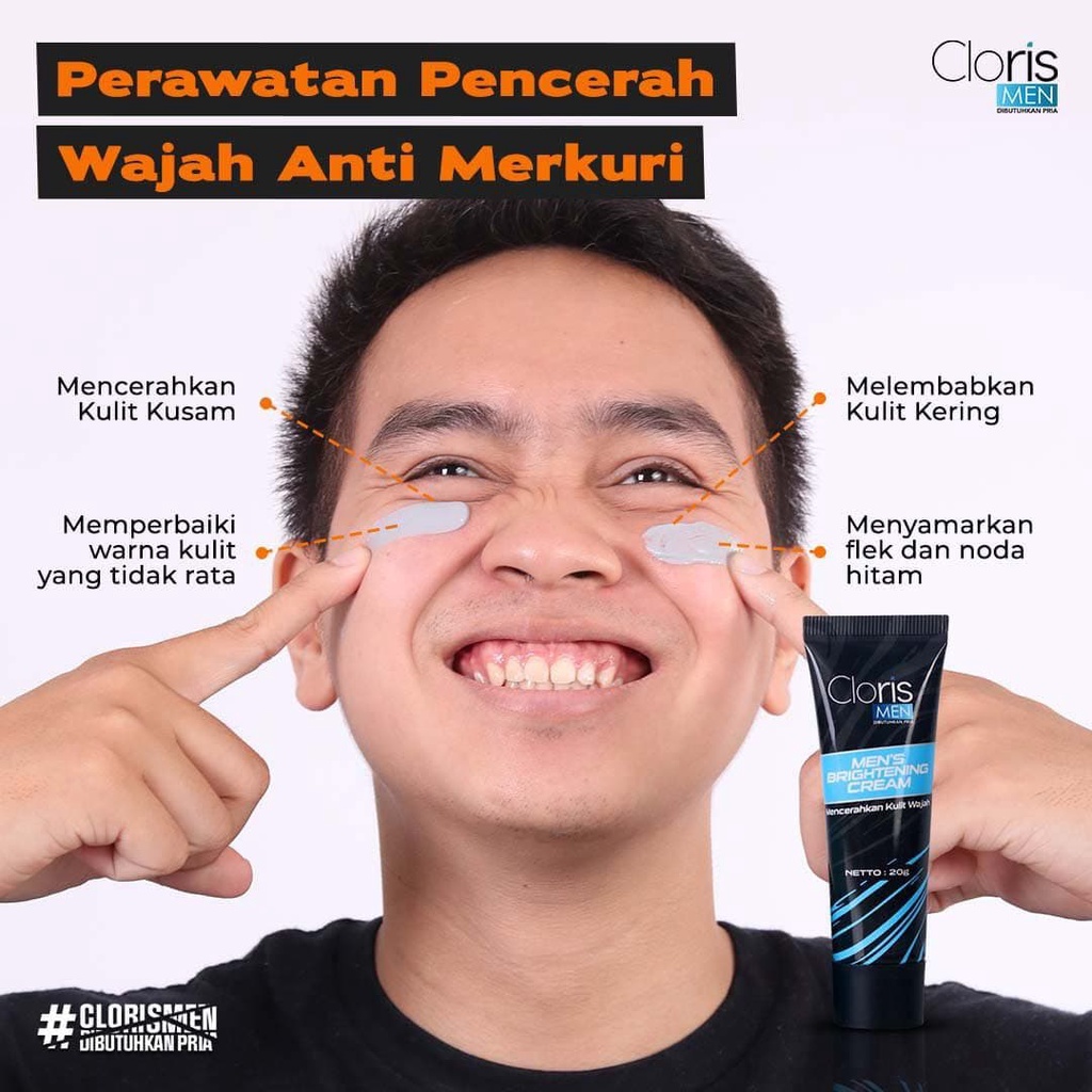 Clorismen Brightening Series - Paket Clorismen Pemutih Wajah &amp; Memudarkan Bekas Jerawat