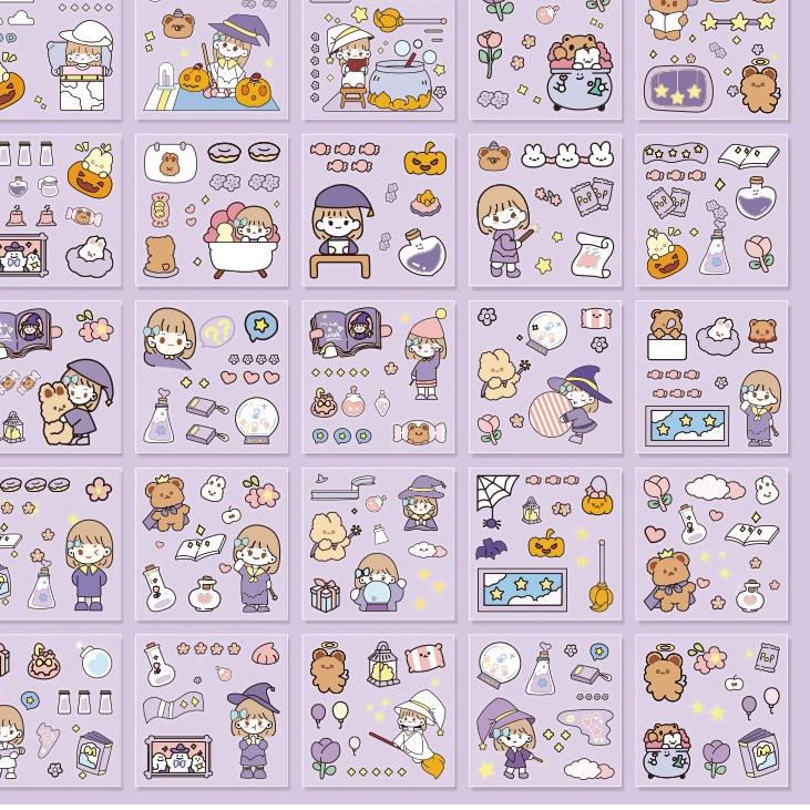 

정 TS Stiker Aesthetic DIY Buku Diary / Stiker Tumblr / Stiker Deco / Stiker Hp Lap1Pc - Sticker Lucu Kotak Bekal Sticker Gemes Lunch Box Ter Miliki