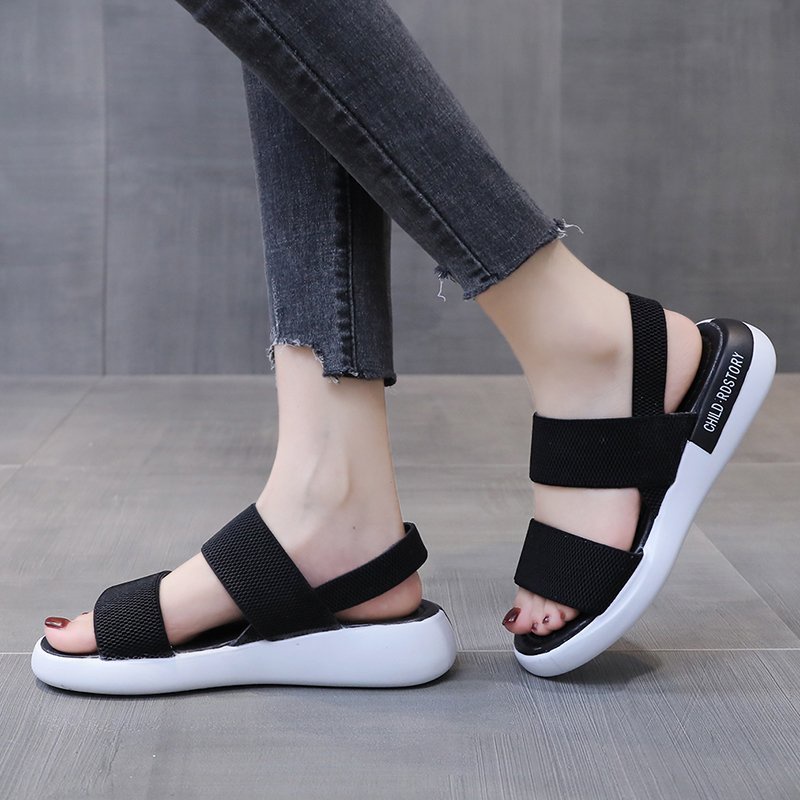 BS Sandal Wedges Sepatu Wanita Premium S-16