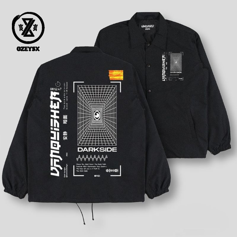 JAKET COACH PARASUT HUSTLE DEWASA/COACH PARASUT DEWASA WATERPROOF KEKINIAN TERBARU [COD]