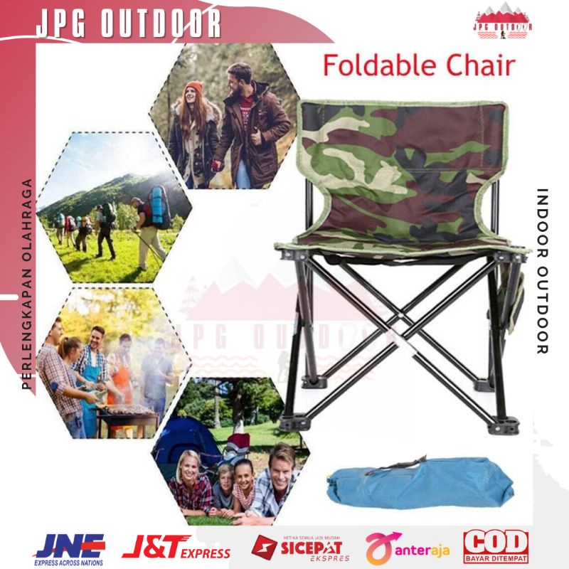 Kursi Bangku Lipat Mancing Camping Outdoor Portable