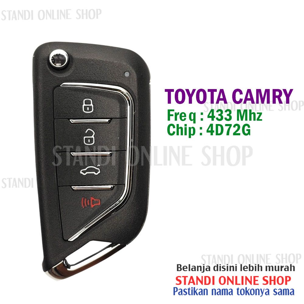 Remote Set Lengkap Kunci Lipat Mobil Toyota Camry Tipe G