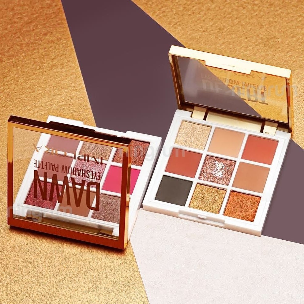 Ningrum - Implora New Eyeshadow Palette Implora Eyeshadow Palette 9 Looks 100 Ori BPOM - 5107