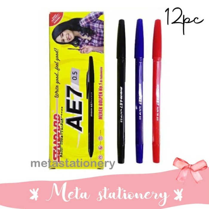 

Terlaris Pulpen Standart Ae7 1Pak = 12Pc Limited