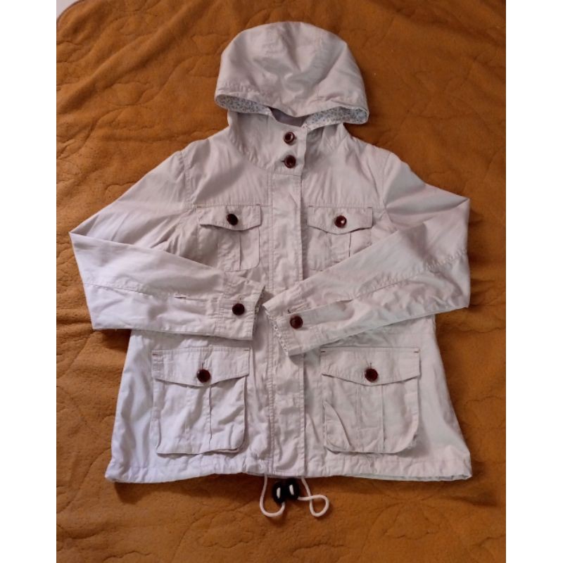 PL Jaket Parka Hoodie Wanita Maple Leaf Istimewa
