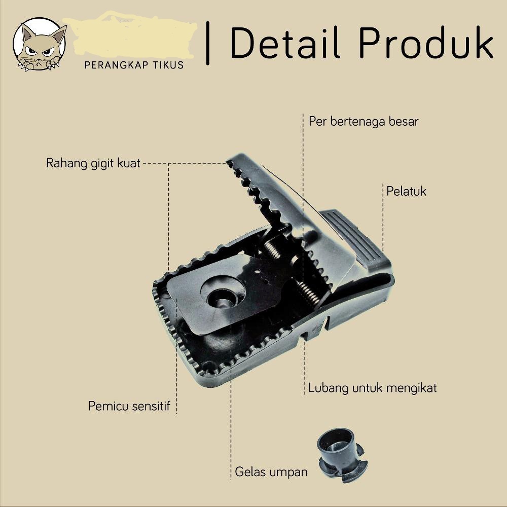 &lt; M.A &gt; Alat Jebakan tikus / Alat Perangkap Tikus / pembunuh tikus