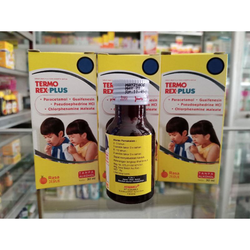 Termorex Plus 30ml Rasa Jeruk - ED 10/2023