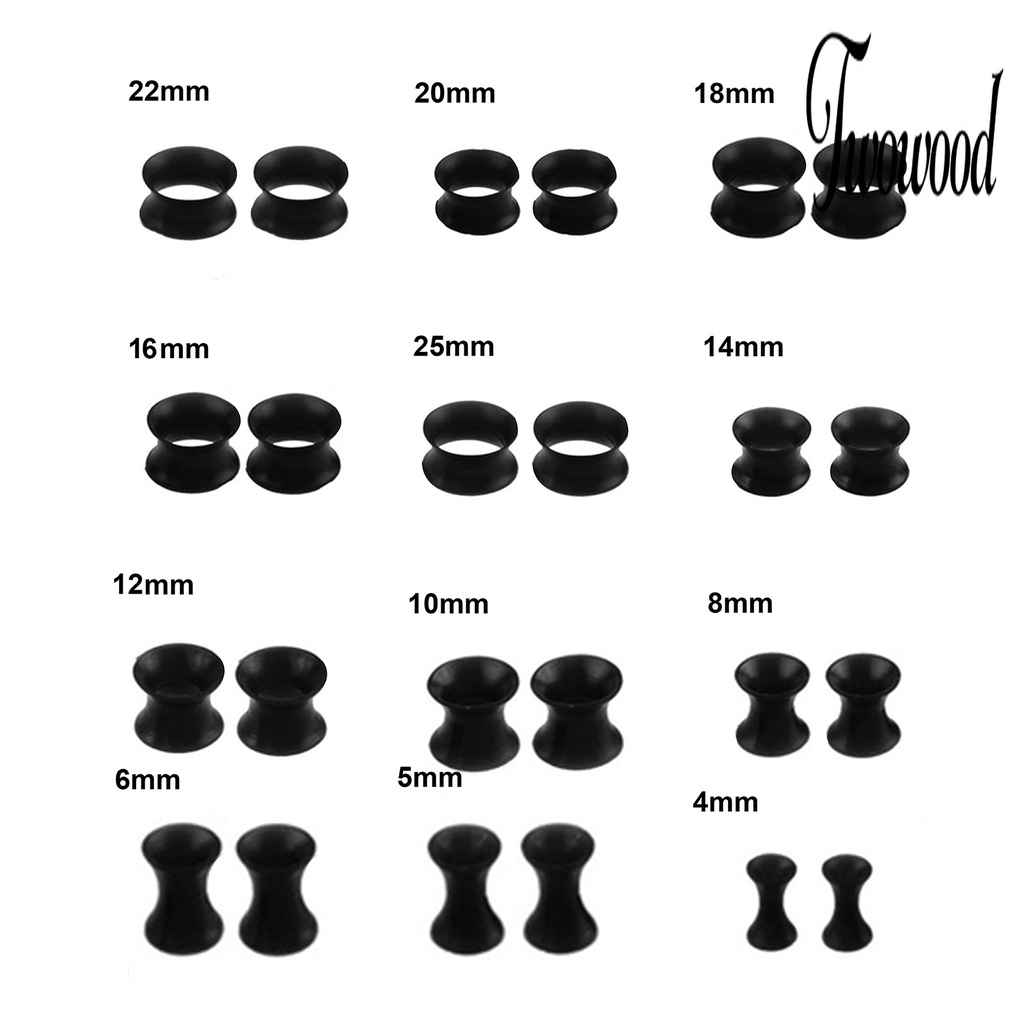 Anting Tindik Telinga Bahan Silikon Untuk Pria Dan Wanita