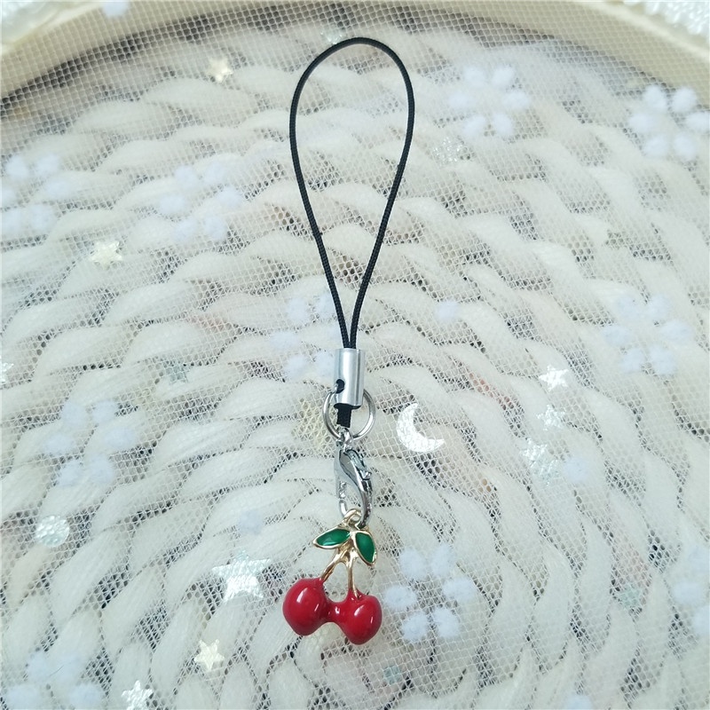 Tali Lanyard Motif Buah Lucu Untuk Gantungan Kunci / Handphone Charms