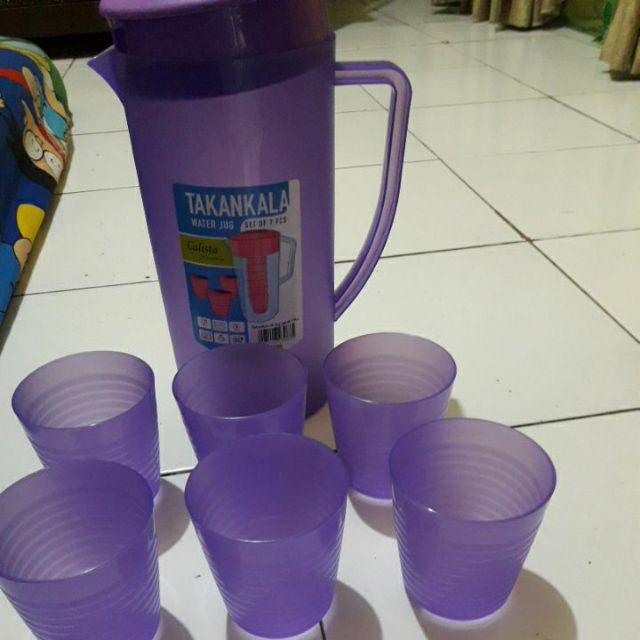 Watter Jug Takankala Set Of 7 Pcs Teko Beranak Calista