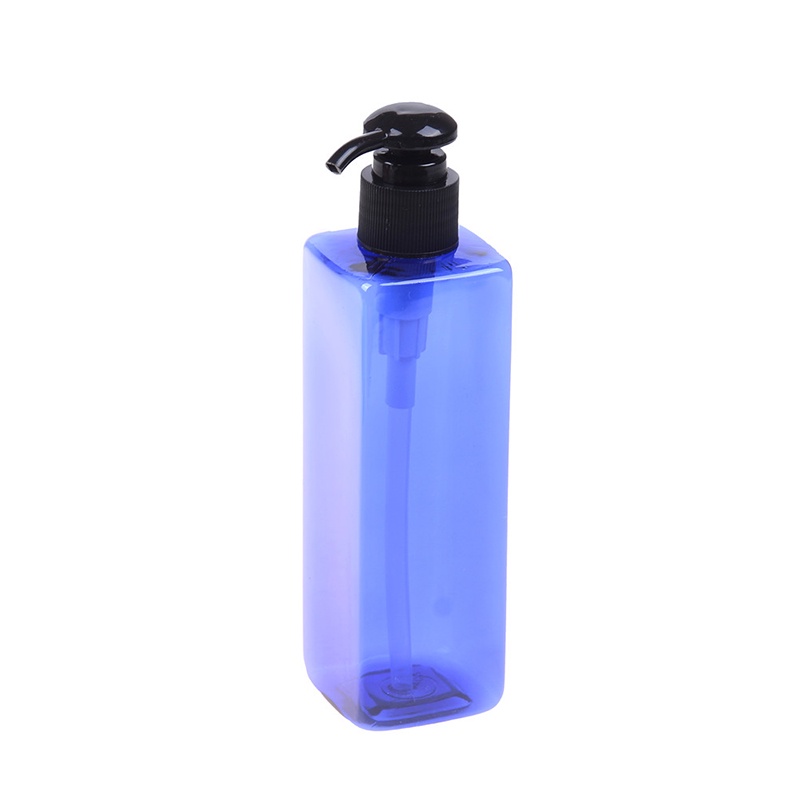 1pc Botol Dispenser Sabun Cair / Sampo Model Pompa Tangan Bahan Plastik 250ml Untuk Kamar Mandi