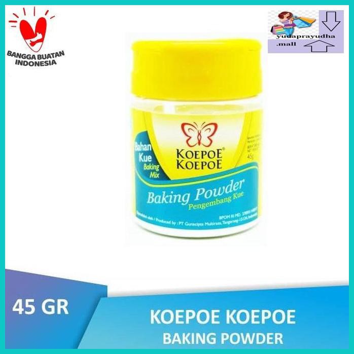 

54Etr7U- Btl Koepoe Koepoe Baking Powder 45 Gr | Pengembang Kue Kupu Kupu 9Uhhjt7-