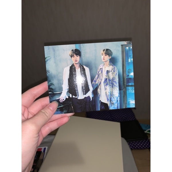 BTS postcard official 5th muster magic shop yoonjin yoongi suga jin