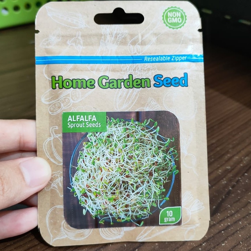 HGS - benih MICROGREEN ALFAFA sprout isi 10 gram