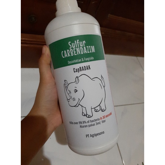 Desinfektan Cap Badak 1 Liter Sulfur Carbendazim