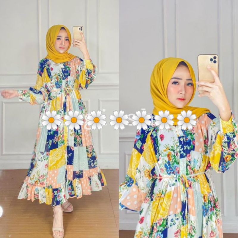 tunik bunga import