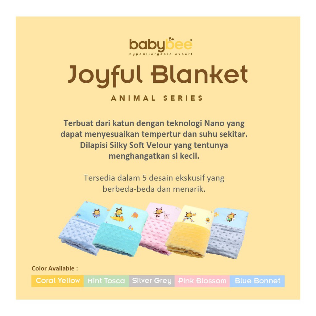 Babybee Joyful Balanket Selimut Bayi