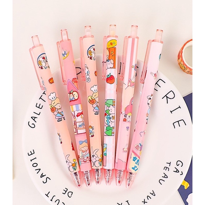 KENSHO Pen Korea Aesthetic 0.5 mm Import Lucu Pulpen Cetek Pastel Bolpen Fancy