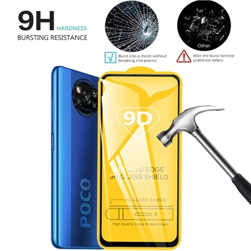 Pelindung Layar Tempered glass 9d HD Untuk OPPO A15 A15s A54 A53 2020 A93 F11 A16 A33 2020 A5 2020 A9 2020 A7