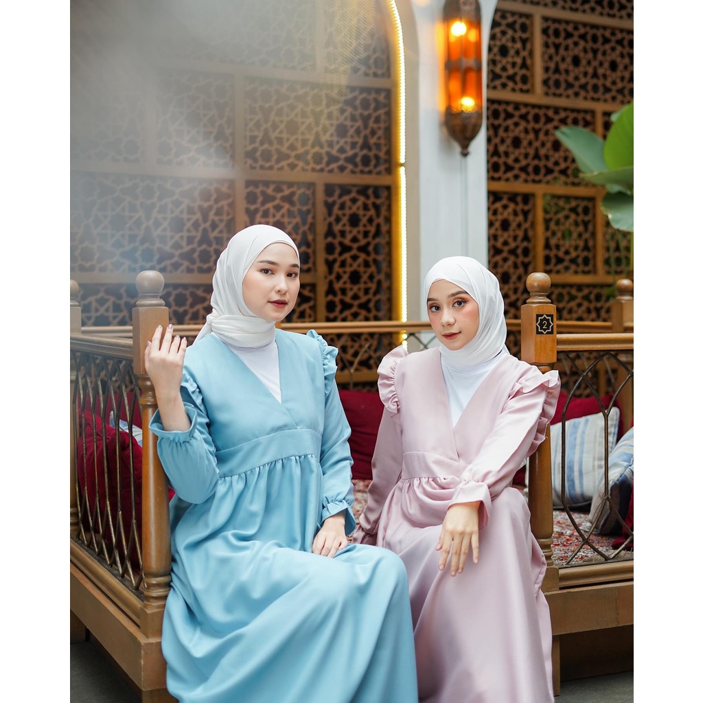 LIVYA DRESS - EID SERIES - DRESS MUSLIM - PAKAIAN WANITA