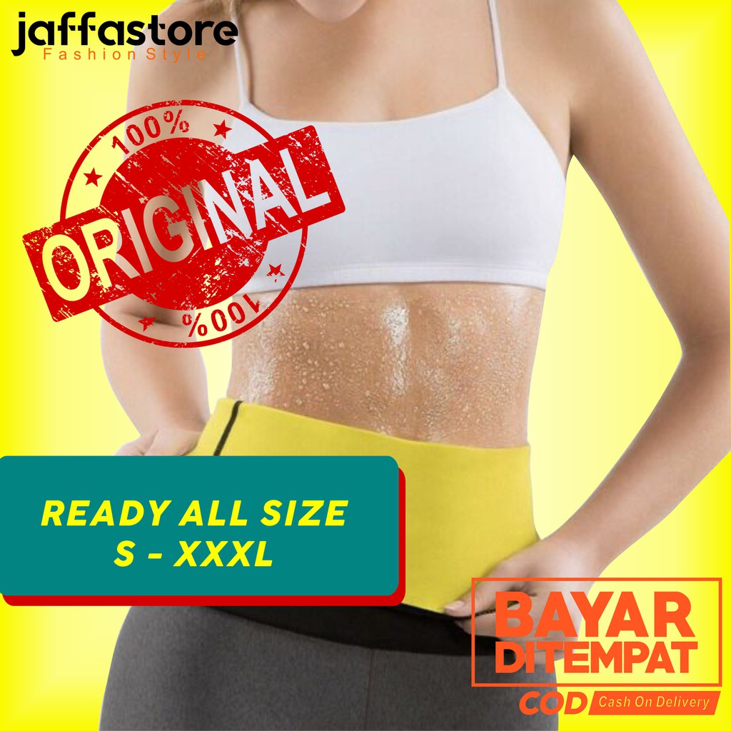 Korset Pria Wanita Pelangsing Pengecil Perut Hot Shapers Slim Waist Belt Neotex