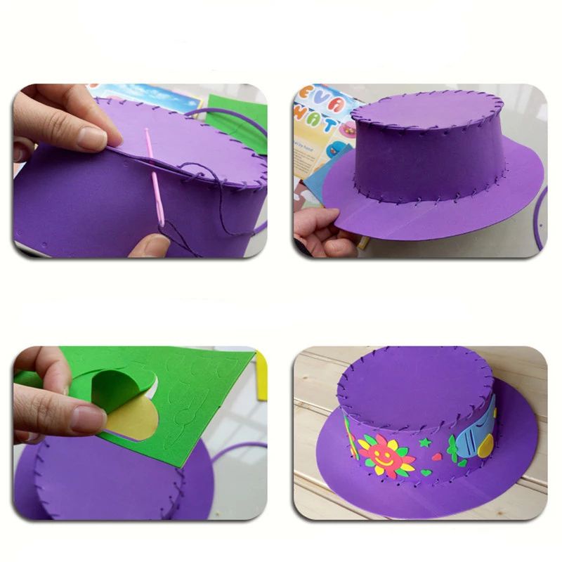 DIY Topi Eva Anak / Mainan Edukasi Handmade DIY Prakarya Membuat Topi Anak