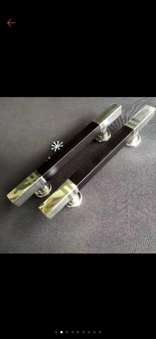 Handle Pintu Kupu Tarung Minimalis Door Pull Stainles 33 Cm Kotak Tarikan Gagang Kunci Pintu Hitam