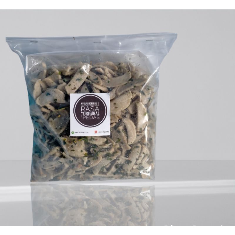 

cemilan basreng daun jeruk varian original 250g