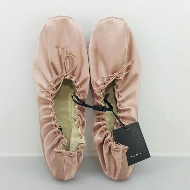 ZARA ballerina flat shoes pink original